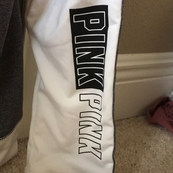 VS PINK White Zip Up Hoodie - Picture 3 of 4